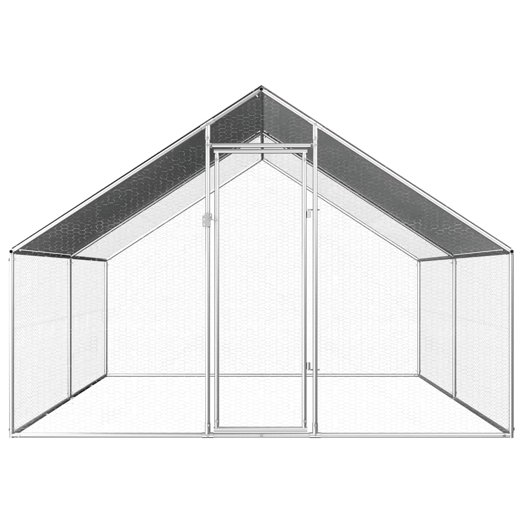 8719883681382_g_en_hd_1 vidaXL Outdoor Chicken Cage 2.75x4x1.92 m Galvanised Steel - Image 2