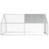 vidaXL Outdoor Chicken Cage 2.75x4x1.92 m Galvanised Steel - Image 3