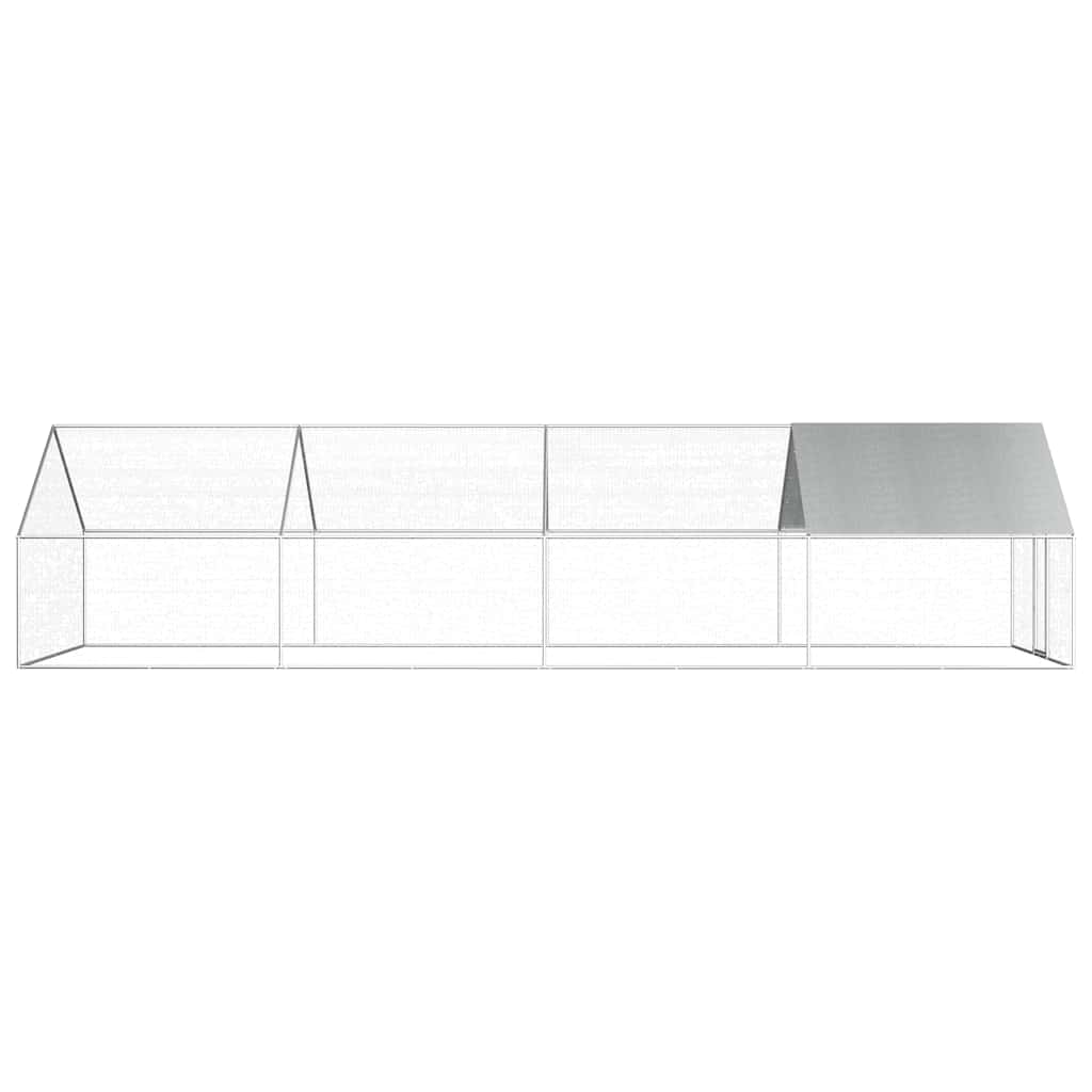 8719883681405_g_en_hd_2 vidaXL Outdoor Chicken Cage 2.75x8x1.92 m Galvanised Steel - Image 3