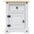 vidaXL Bedside Cabinet Mexican Pine Corona Range White 53x39x67 cm - Image 5
