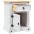 vidaXL Bedside Cabinet Mexican Pine Corona Range White 53x39x67 cm - Image 8