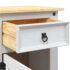vidaXL Bedside Cabinet Mexican Pine Corona Range White 53x39x67 cm - Image 9