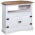 vidaXL Console Table Mexican Pine Corona Range White 80x43x78 cm