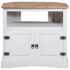 vidaXL Console Table Mexican Pine Corona Range White 80x43x78 cm - Image 2