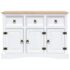 vidaXL Sideboard Solid Mexican Pinewood Corona Range White 132x43x78 cm - Image 6