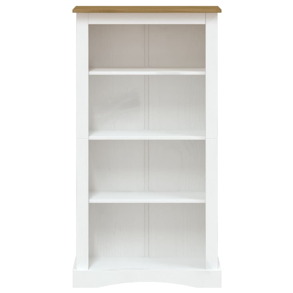 8719883682051_g_en_hd_1 vidaXL 4-Tier Bookcase Mexican Pine Corona Range White 80x29x150 cm - Image 4
