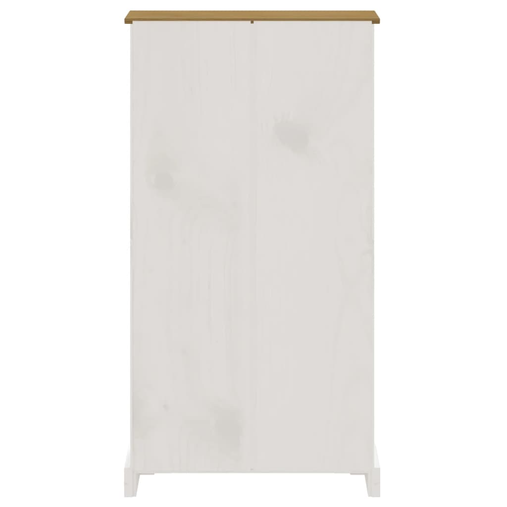 8719883682051_g_en_hd_3 vidaXL 4-Tier Bookcase Mexican Pine Corona Range White 80x29x150 cm - Image 6