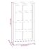 vidaXL 4-Tier Bookcase Mexican Pine Corona Range White 80x29x150 cm - Image 8