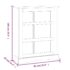 vidaXL 3-Tier Bookcase Mexican Pine Corona Range White 81x29x100 cm - Image 8