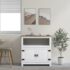 vidaXL TV Cabinet Mexican Pine Corona Range White 80x43x78 cm