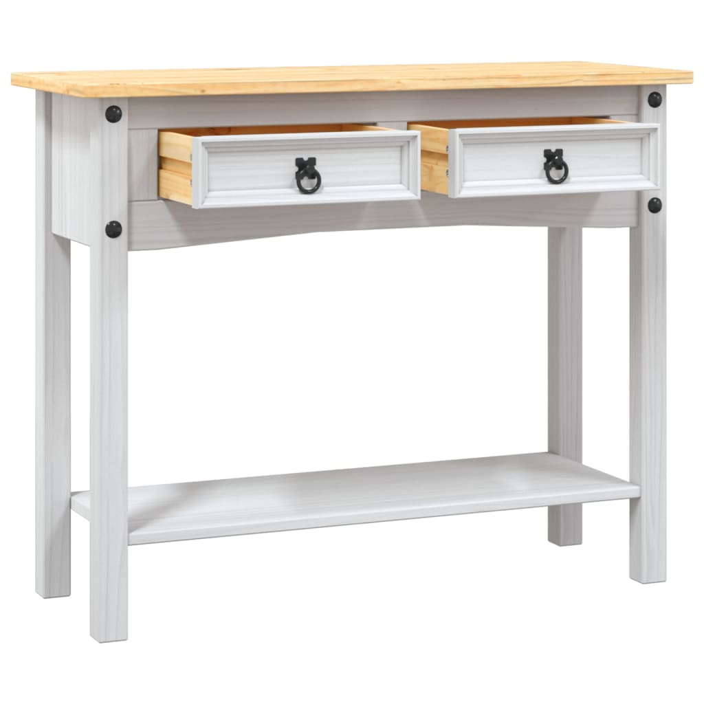 8719883682150_g_en_hd_3 vidaXL Console Table Mexican Pine Corona Range White 90x34.5x73 cm - Image 6