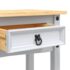 vidaXL Console Table Mexican Pine Corona Range White 90x34.5x73 cm - Image 8