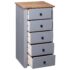 vidaXL Sideboard Grey 46x40x89 cm Pine Panama Range - Image 6
