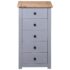vidaXL Sideboard Grey 46x40x89 cm Pine Panama Range - Image 7