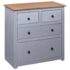 vidaXL Sideboard Grey 80x40x83 cm Pinewood Panama Range - Image 5