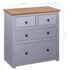 vidaXL Sideboard Grey 80x40x83 cm Pinewood Panama Range - Image 10