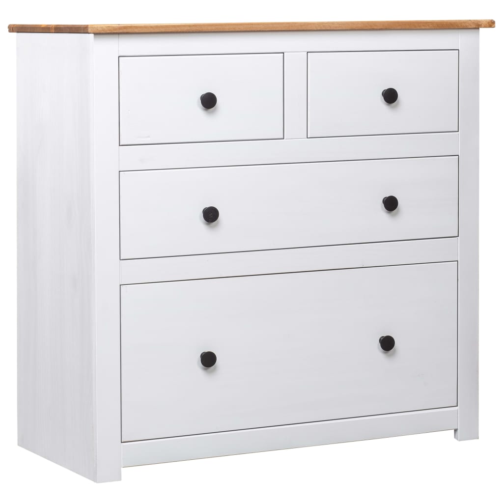 8719883682266_a_en_hd_1 vidaXL Sideboard White 80x40x83 cm Pinewood Panama Range - Image 1