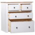 vidaXL Sideboard White 80x40x83 cm Pinewood Panama Range - Image 2