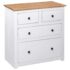 vidaXL Sideboard White 80x40x83 cm Pinewood Panama Range - Image 5