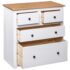vidaXL Sideboard White 80x40x83 cm Pinewood Panama Range - Image 6
