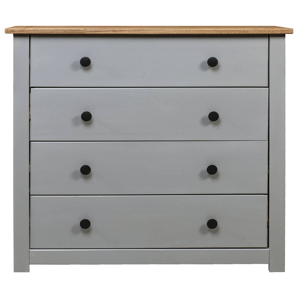 8719883682280_g_en_hd_1 vidaXL Side Cabinet Grey 80x40x73 cm Pine Panama Range - Image 2