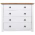 vidaXL Side Cabinet White 80x40x73 cm Pine Panama Range - Image 2