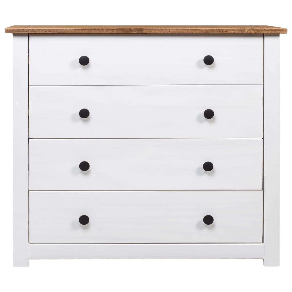 8719883682297_g_en_hd_1 vidaXL Side Cabinet White 80x40x73 cm Pine Panama Range - Image 2