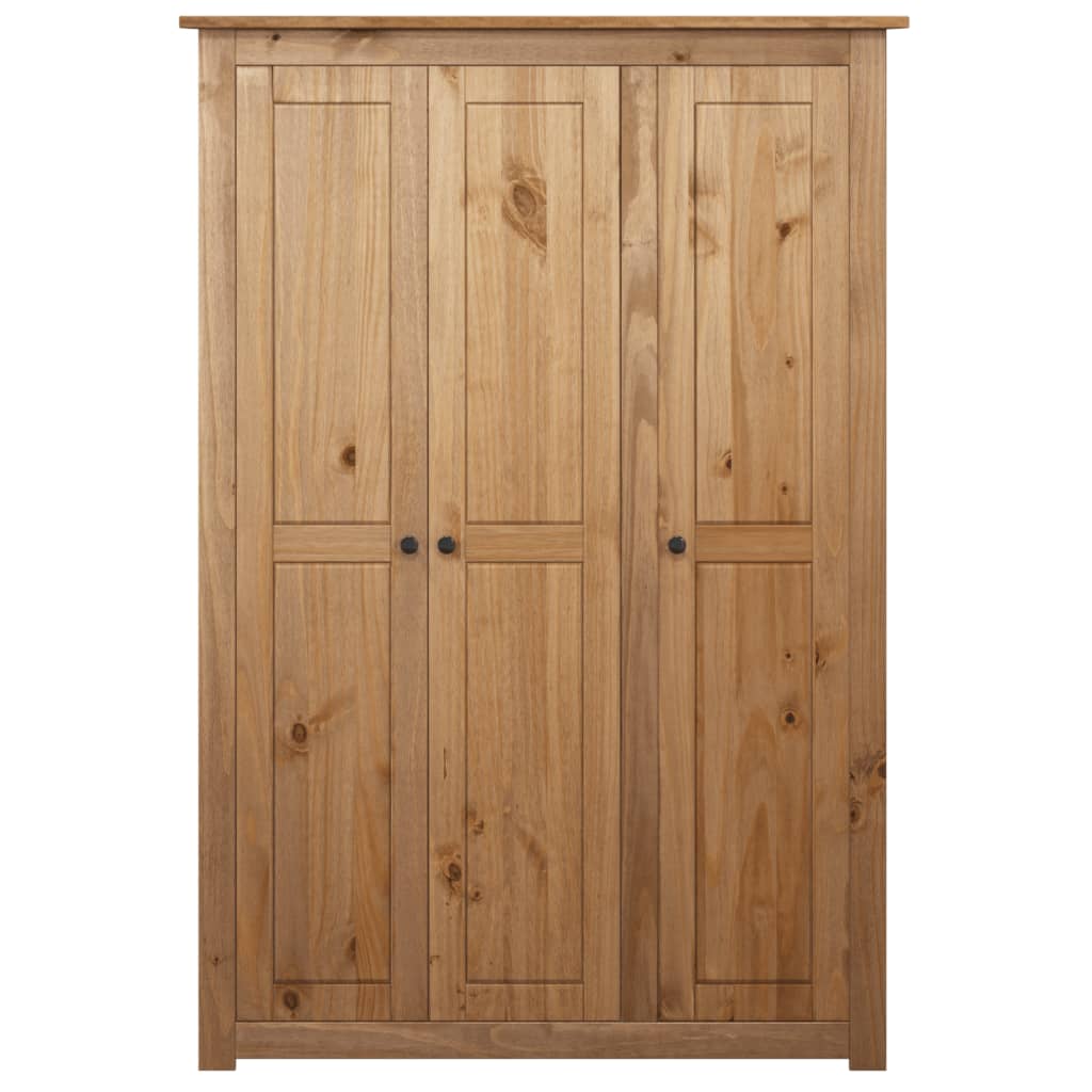 8719883682303_g_en_hd_2 vidaXL 3-Door Wardrobe 118x50x171.5 cm Pine Panama Range - Image 5