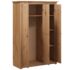 vidaXL 3-Door Wardrobe 118x50x171.5 cm Pine Panama Range - Image 6