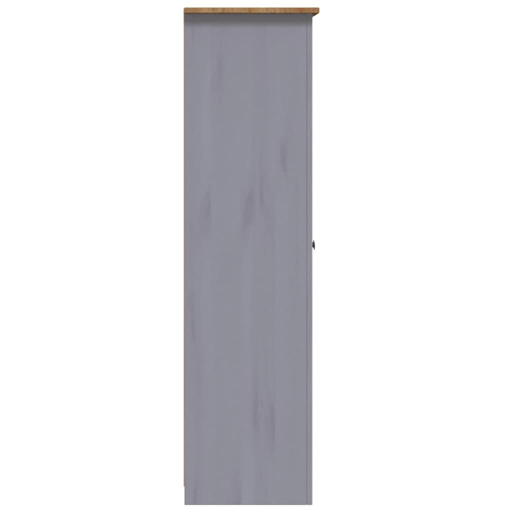 8719883682310_g_en_hd_4 vidaXL 3-Door Wardrobe Grey 118x50x171.5 cm Pine Panama Range - Image 7