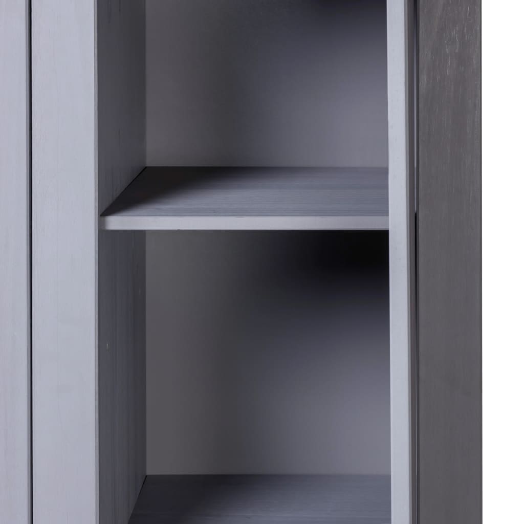 8719883682310_g_en_hd_6 vidaXL 3-Door Wardrobe Grey 118x50x171.5 cm Pine Panama Range - Image 9