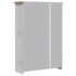 vidaXL 3-Door Wardrobe White 118x50x171.5 cm Pine Panama Range - Image 8