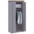 vidaXL Wardrobe Grey 80x50x171.5 cm Solid Pine Panama Range - Image 2