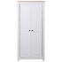 vidaXL Wardrobe White 80x50x171.5 cm Solid Pine Panama Range - Image 4