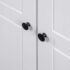 vidaXL Wardrobe White 80x50x171.5 cm Solid Pine Panama Range - Image 6
