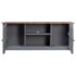 vidaXL TV Cabinet Grey 120x40x50 cm Solid Pine Wood Panama Range - Image 4