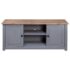 vidaXL TV Cabinet Grey 120x40x50 cm Solid Pine Wood Panama Range - Image 6