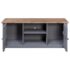 vidaXL TV Cabinet Grey 120x40x50 cm Solid Pine Wood Panama Range - Image 7