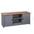 vidaXL TV Cabinet Grey 120x40x50 cm Solid Pine Wood Panama Range - Image 10