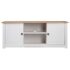 vidaXL TV Cabinet White 120x40x50 cm Solid Pine Wood Panama Range - Image 2