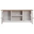 vidaXL TV Cabinet White 120x40x50 cm Solid Pine Wood Panama Range - Image 4