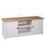 vidaXL TV Cabinet White 120x40x50 cm Solid Pine Wood Panama Range - Image 10