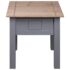 vidaXL Nightstand Grey 50.5x50.5x52.5 cm Pine Panama Range - Image 5