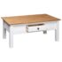 vidaXL Coffee Table White 100x60x45 cm Solid Pine Wood Panama Range - Image 6