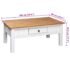 vidaXL Coffee Table White 100x60x45 cm Solid Pine Wood Panama Range - Image 9