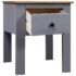 vidaXL Bedside Cabinet Grey 46x40x57 cm Pine Panama Range - Image 2