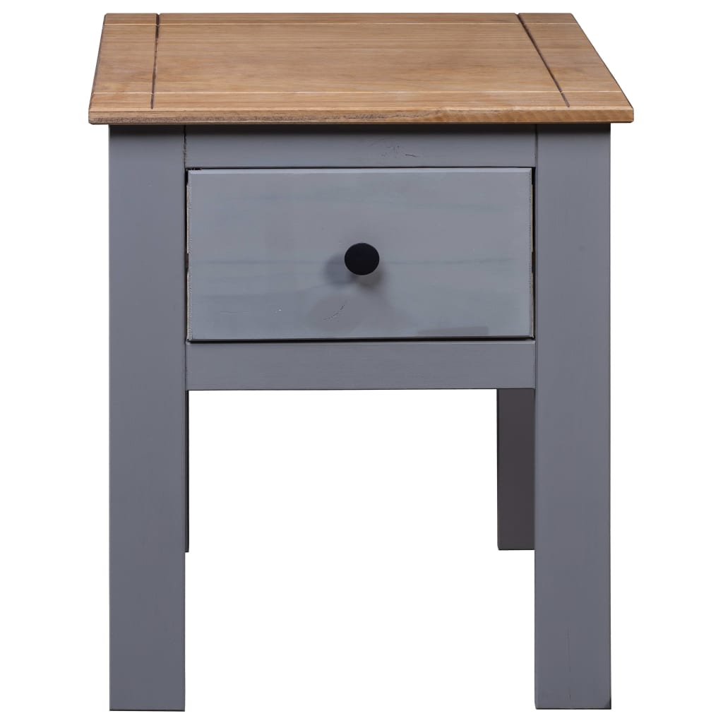 8719883682617_g_en_hd_5 vidaXL Bedside Cabinet Grey 46x40x57 cm Pine Panama Range - Image 7