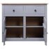 vidaXL Sideboard Grey 93x40x80 cm Solid Pinewood Panama Range - Image 8