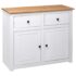 vidaXL Sideboard White 93x40x80 cm Solid Pinewood Panama Range - Image 5
