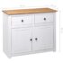 vidaXL Sideboard White 93x40x80 cm Solid Pinewood Panama Range - Image 11
